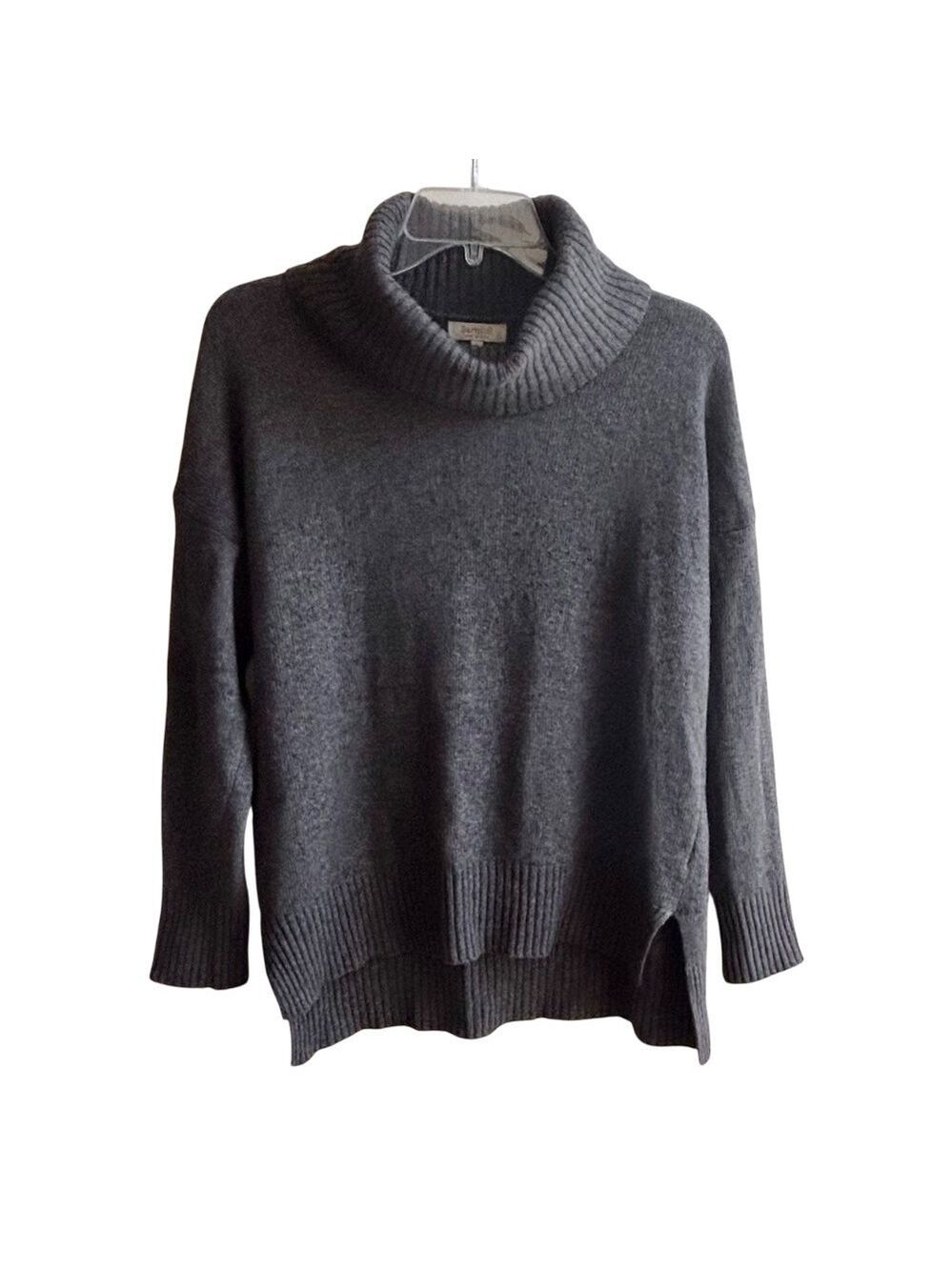 Bartolini Made in Italy Cowl Neck Wool Cashmere Blend Sweater